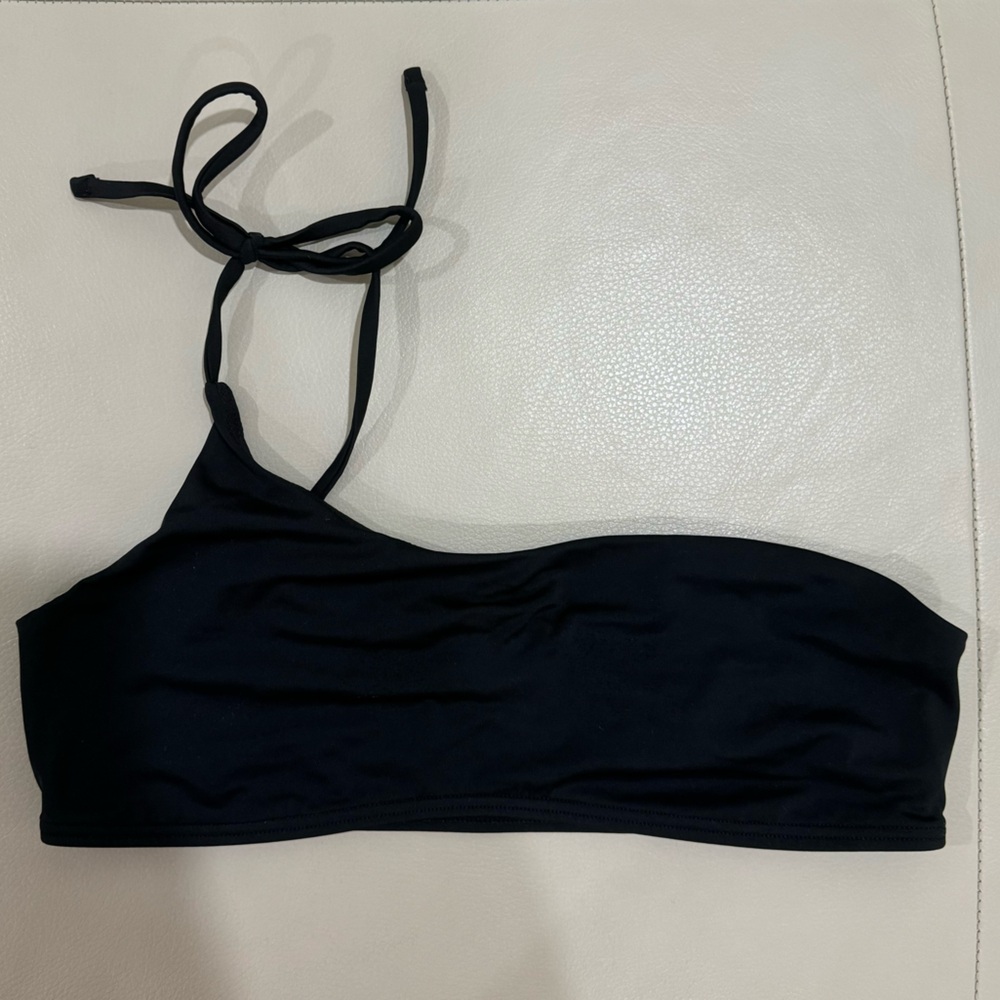 Urban Outfitters Black One-Shoulder Bikini Top